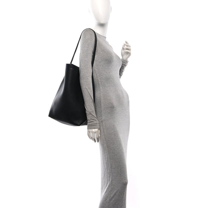 The Row Grained Calfskin Large N/S Park Tote Black Black 2 of 9