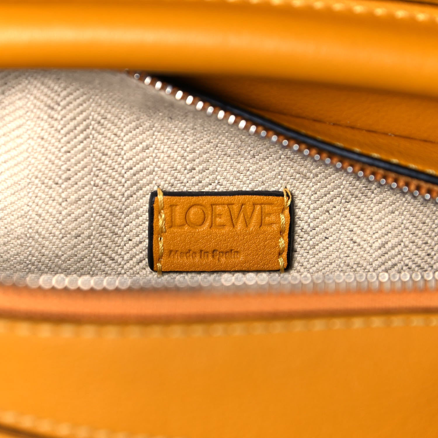 Loewe Calfskin Mini Puzzle Bag Narcisus Yellow 6 of 12