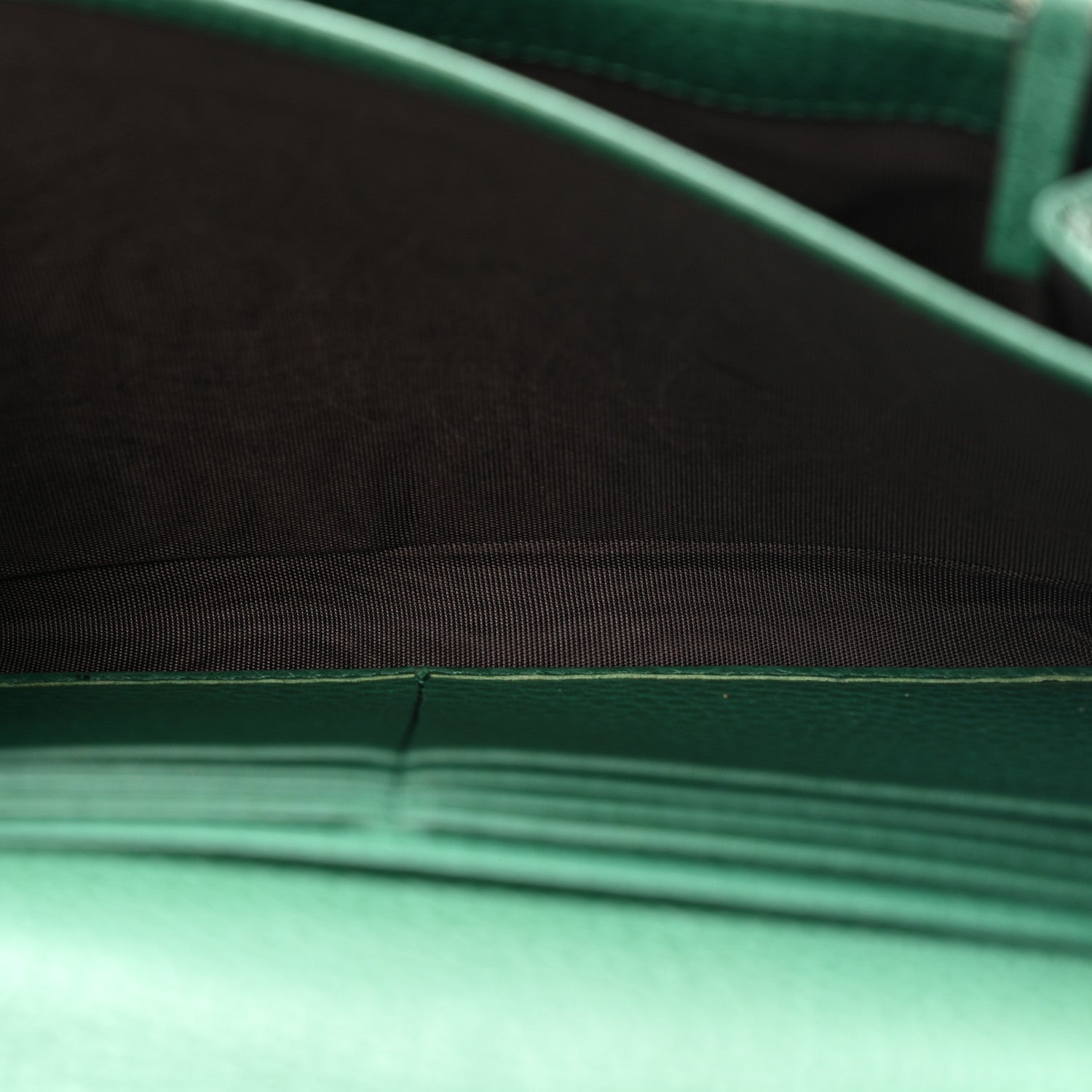 Gucci Calfskin Mini Dionysus Chain Wallet Emerald 7 of 14