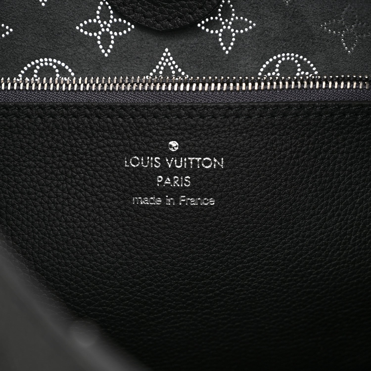 Louis Vuitton Mahina Carmel Hobo Black 6 of 11