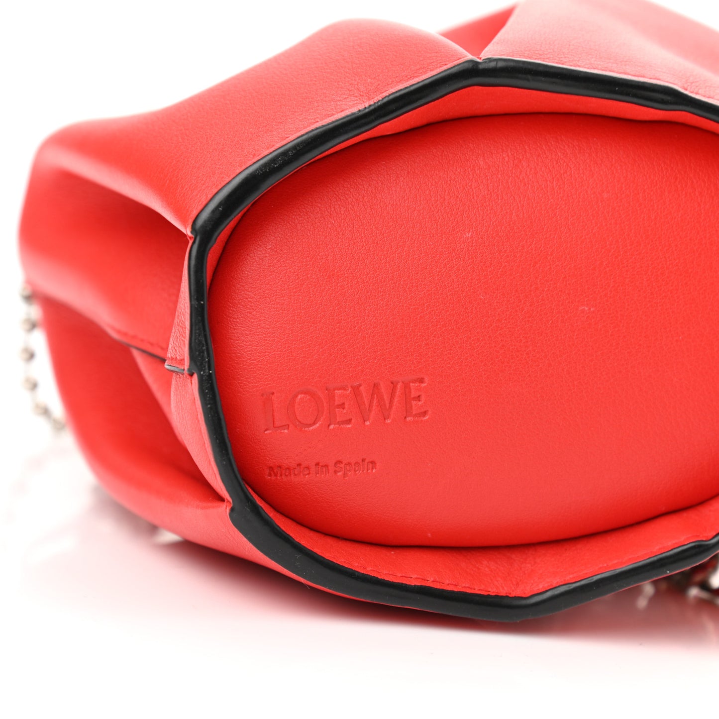 Calfskin Mini Punk Elephant Crossbody Bag Scarlet Red