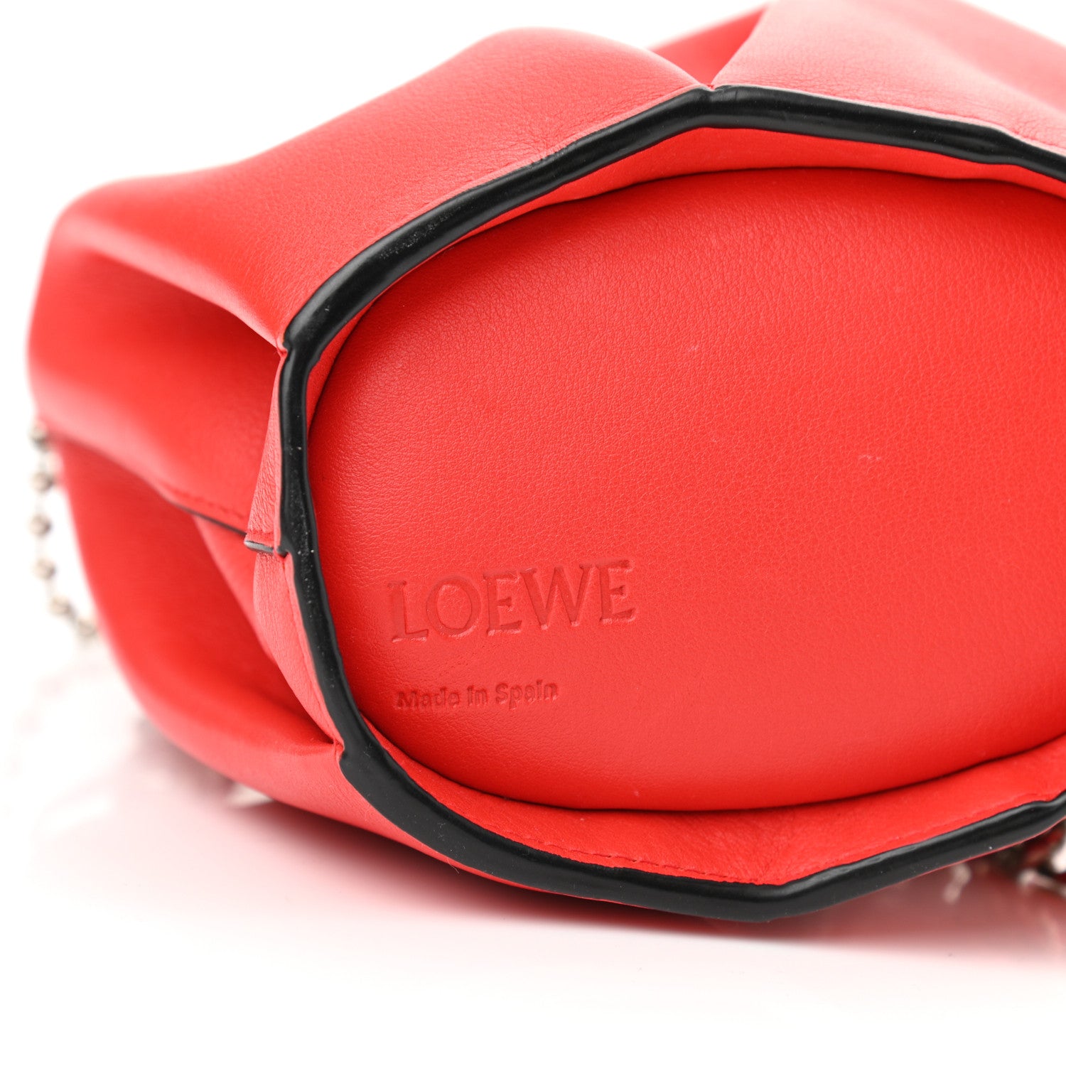 Loewe Calfskin Mini Punk Elephant Crossbody Bag Scarlet Red 6 of 10