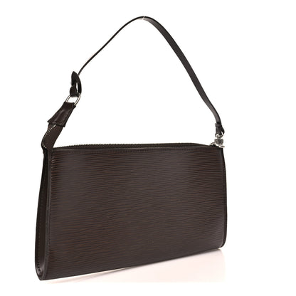 Louis Vuitton Epi Pochette Accessories 24 Moka 2 of 8