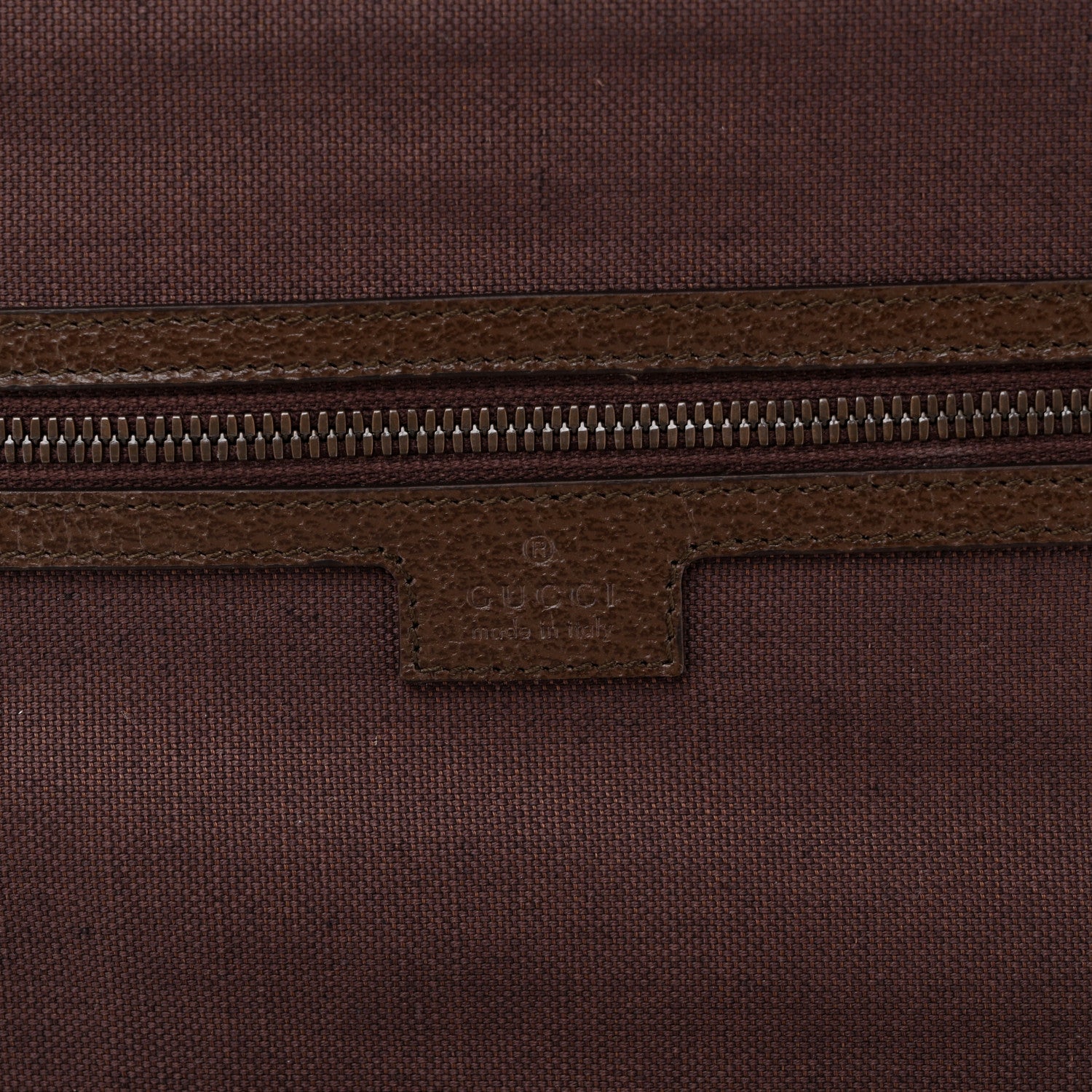 Gucci GG Supreme Monogram Textured Dollar Calfskin Web Ophidia Savoy Garment Bag Beige Ebony New Acero 5 of 11