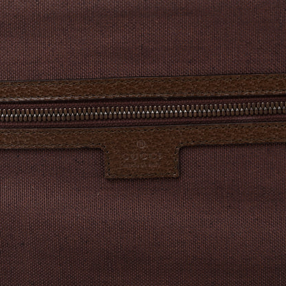 Gucci GG Supreme Monogram Textured Dollar Calfskin Web Ophidia Savoy Garment Bag Beige Ebony New Acero 5 of 11