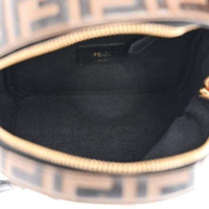 Fendi Vitello Bi-Color FF 1974 Embossed Mini Backpack Maya Black 5 of 10