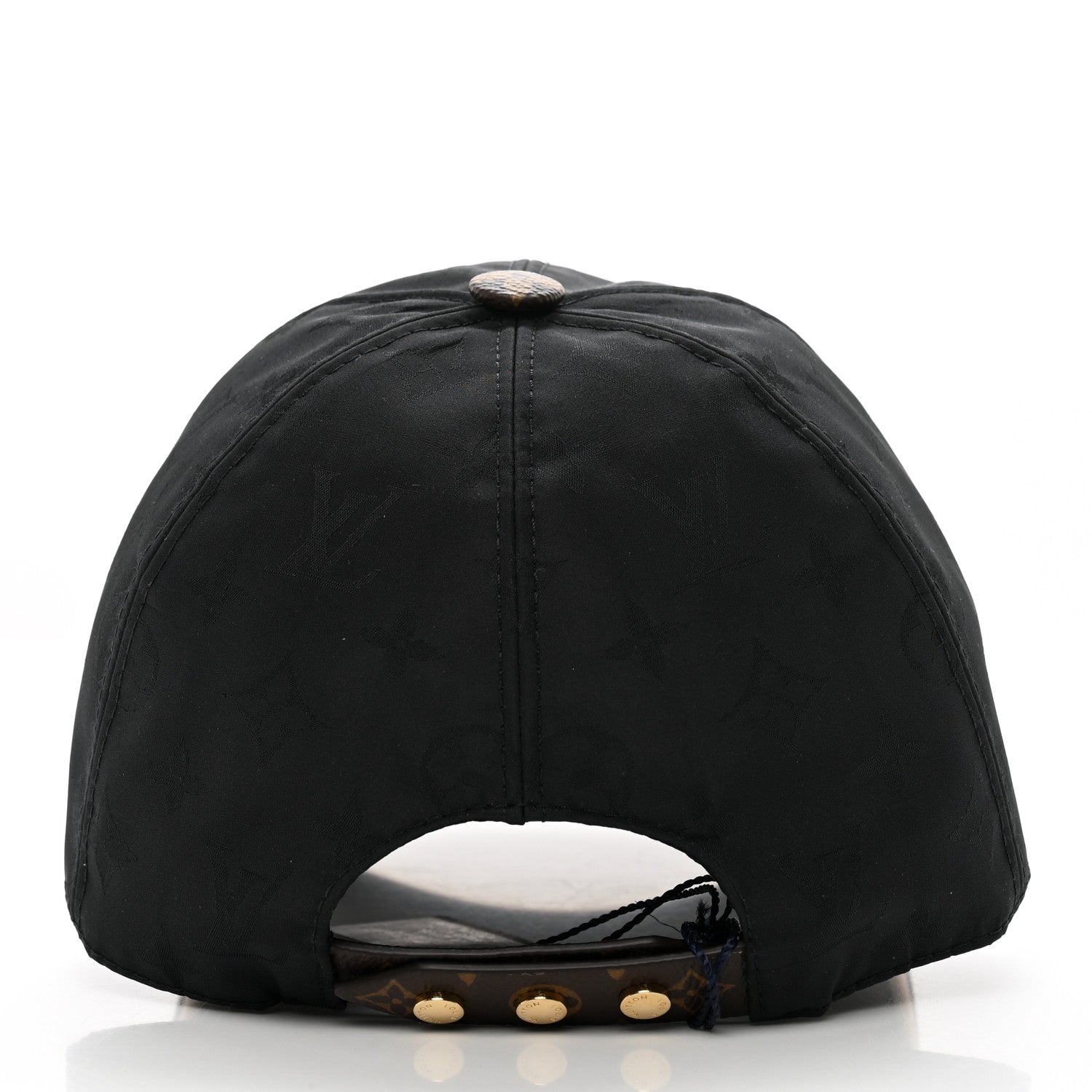 Louis Vuitton Polyester Silk Monogram LV Get Ready Cap M Black 6 of 10