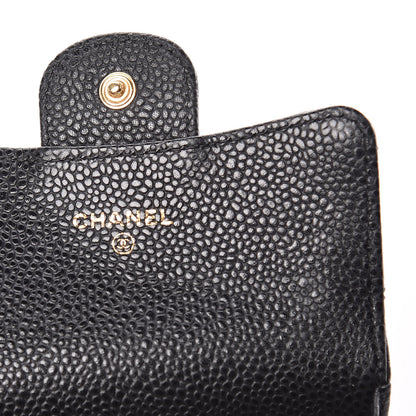 Chanel Caviar Quilted Flap Card Holder Black 6 of 9