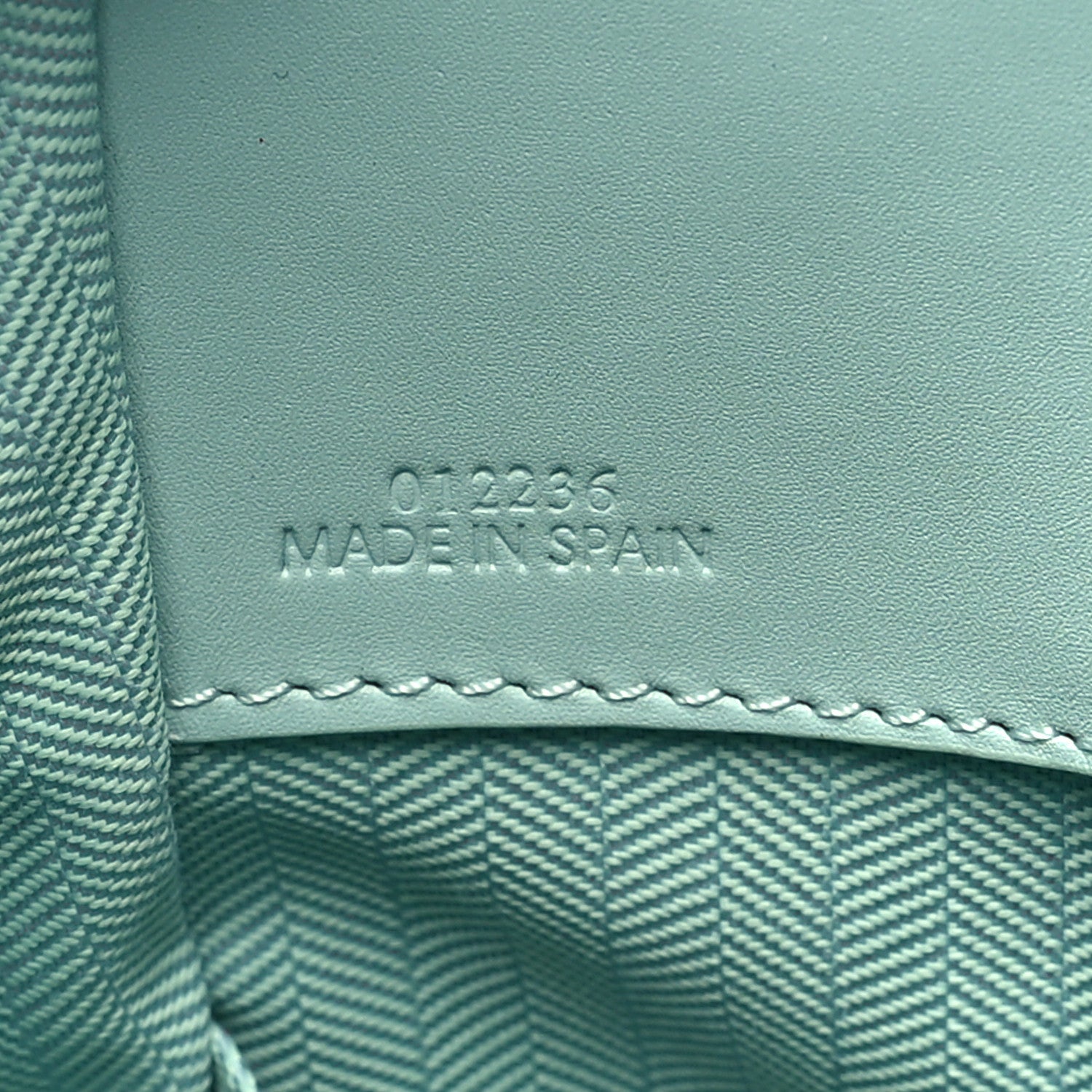 Loewe Satin Calfskin Compact Hammock Shoulder Bag Celadon Glaze 7 of 10