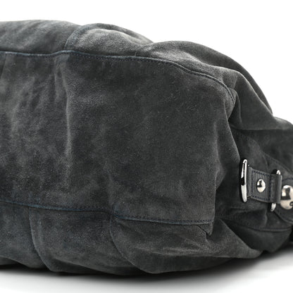 Gucci Suede Icon Bit Large Boston Grey 10 of 10