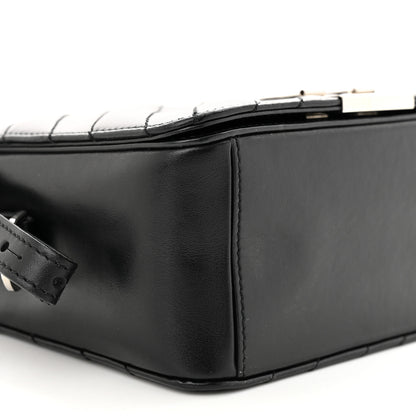Off-White Calfskin Padded Diag Binder Flap Bag Black 8 of 11