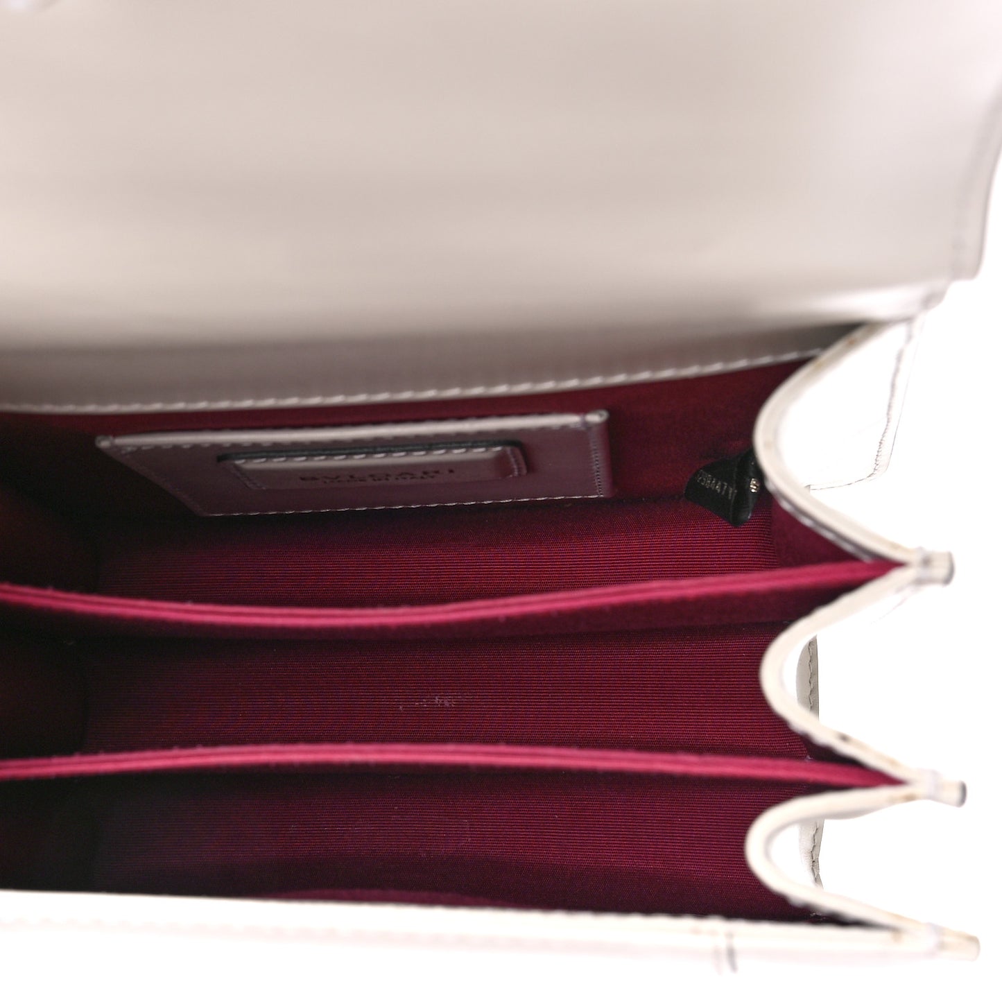 Calfskin Serpenti Forever Top Handle White