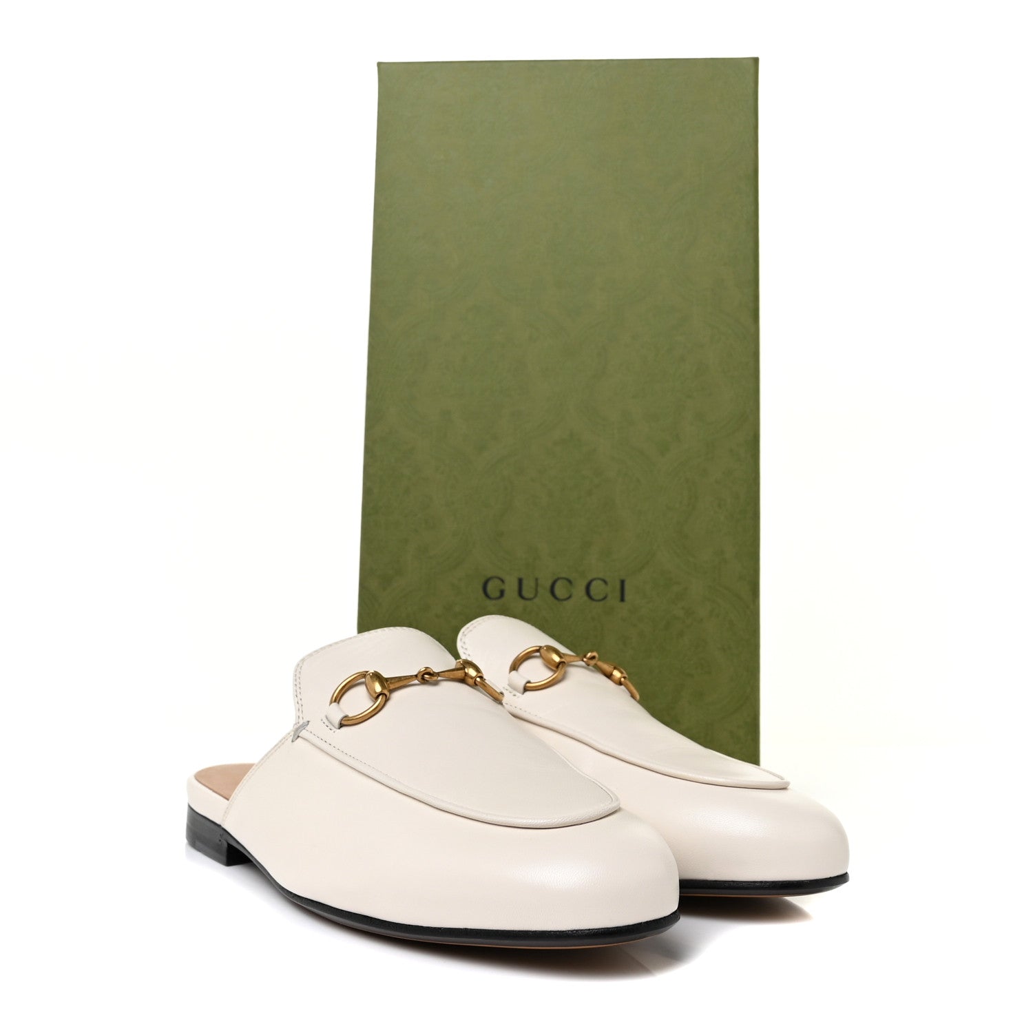 Gucci Malaga Kid Womens Princetown Slippers 36.5 Mystic White 8 of 8