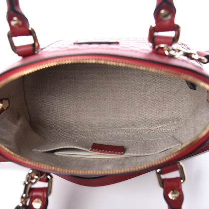 Gucci Soft Microguccissima Mini Dome Bag Rosso 5 of 10