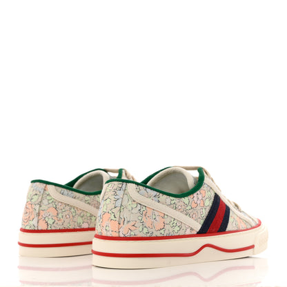 Gucci X LIBERTY OF LONDON Canvas Web Tracy Print Womens 1977 Tennis Sneakers 36.5 Mint Peach Mystic White 4 of 8