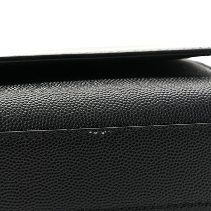 Saint Laurent Grain De Poudre Medium Classic Monogram Kate Satchel Black 12 of 12