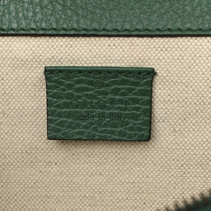 Gucci Pebbled Calfskin Small Dionysus Shoulder Bag Emerald 6 of 12
