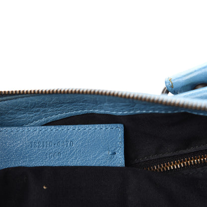 Balenciaga Agneau Classic Hardware Work Bleu Indigo 12 of 13