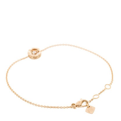 Chanel 18K Beige Gold Diamond Coco Bracelet 3 of 9