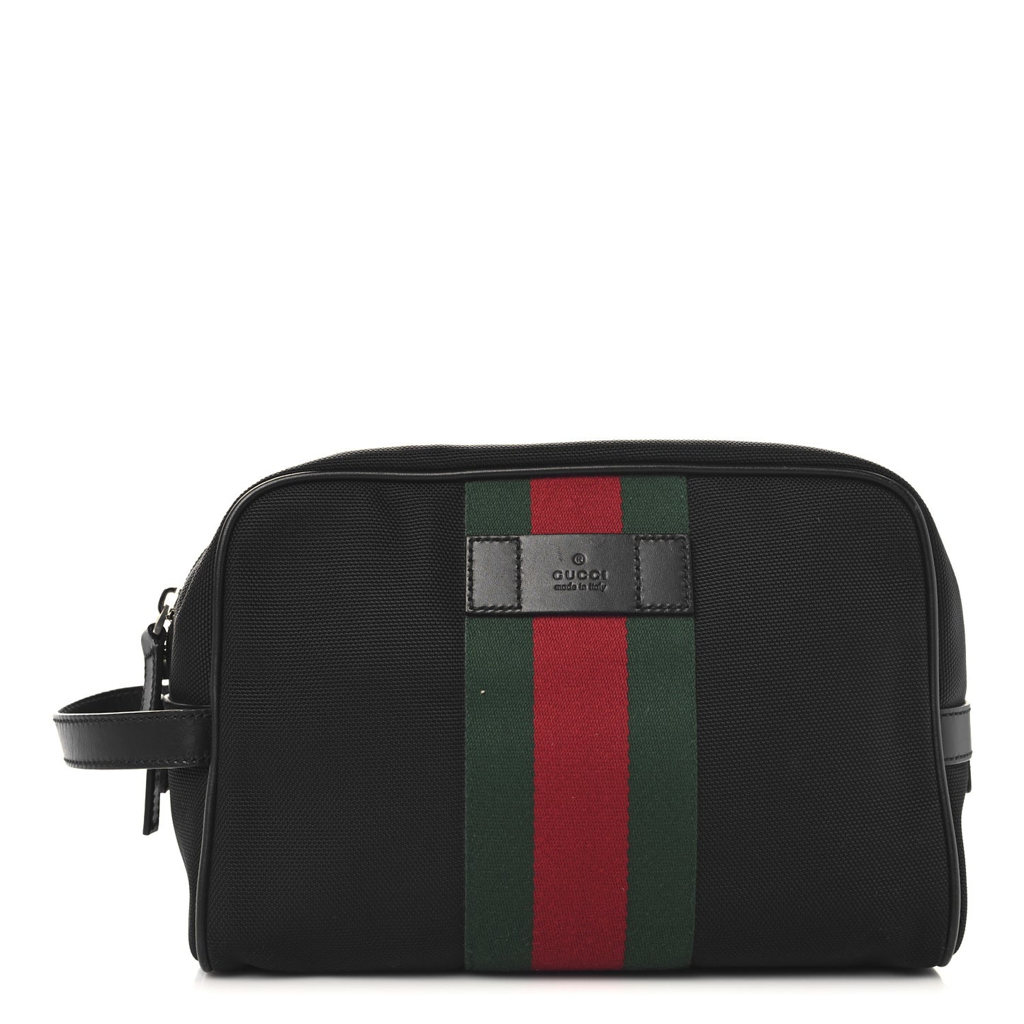 Techno Canvas Web Toiletry Case Black