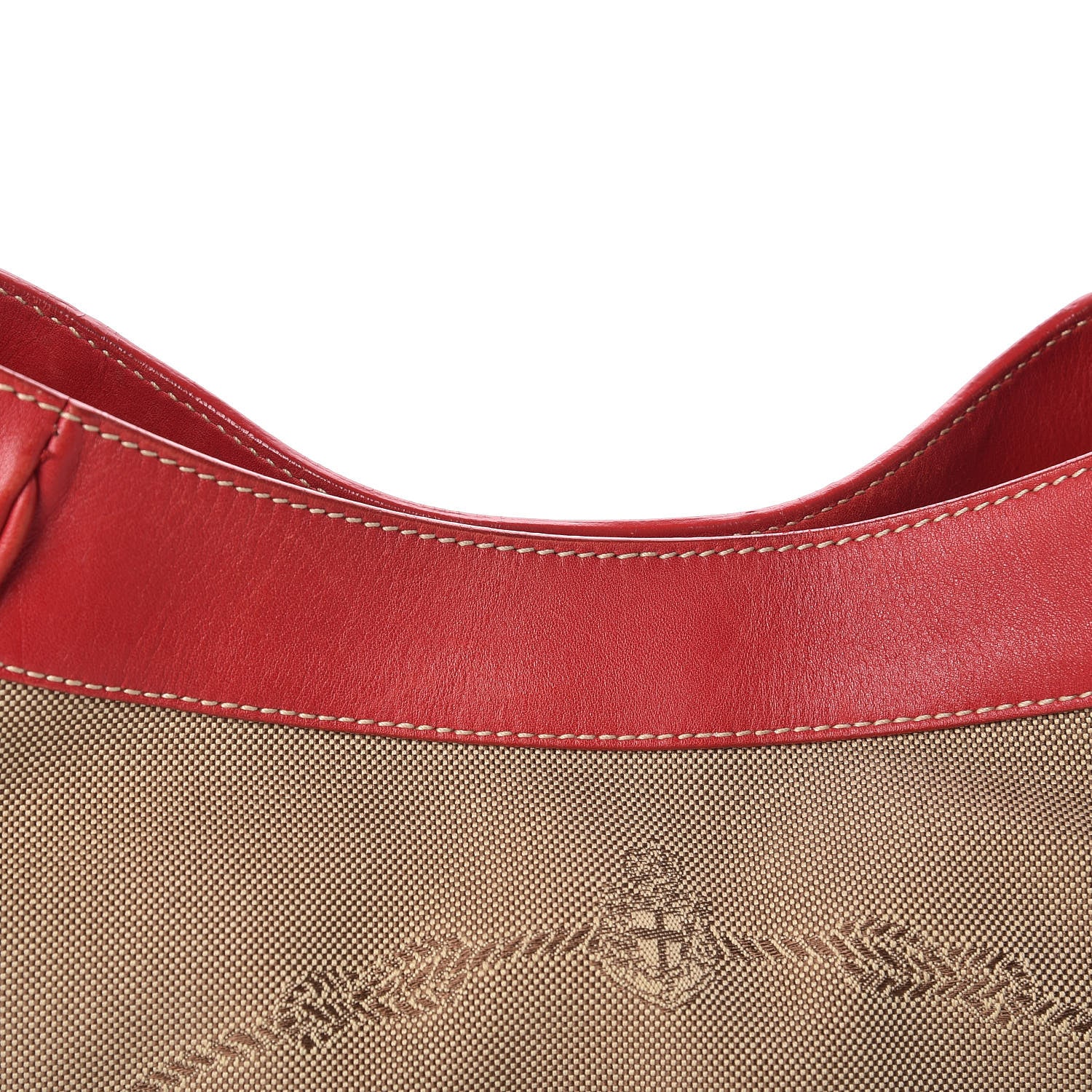 Prada Canvas Shoulder Bag Bag Red 22 of 23
