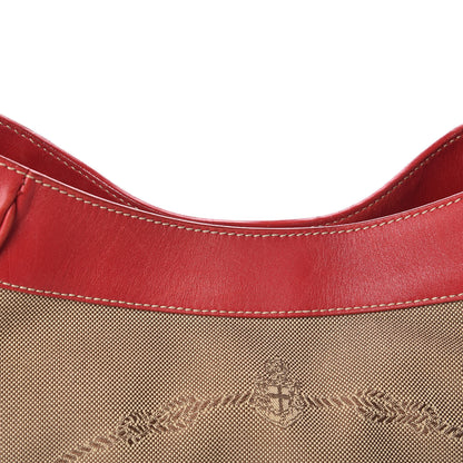 Prada Canvas Shoulder Bag Bag Red 22 of 23