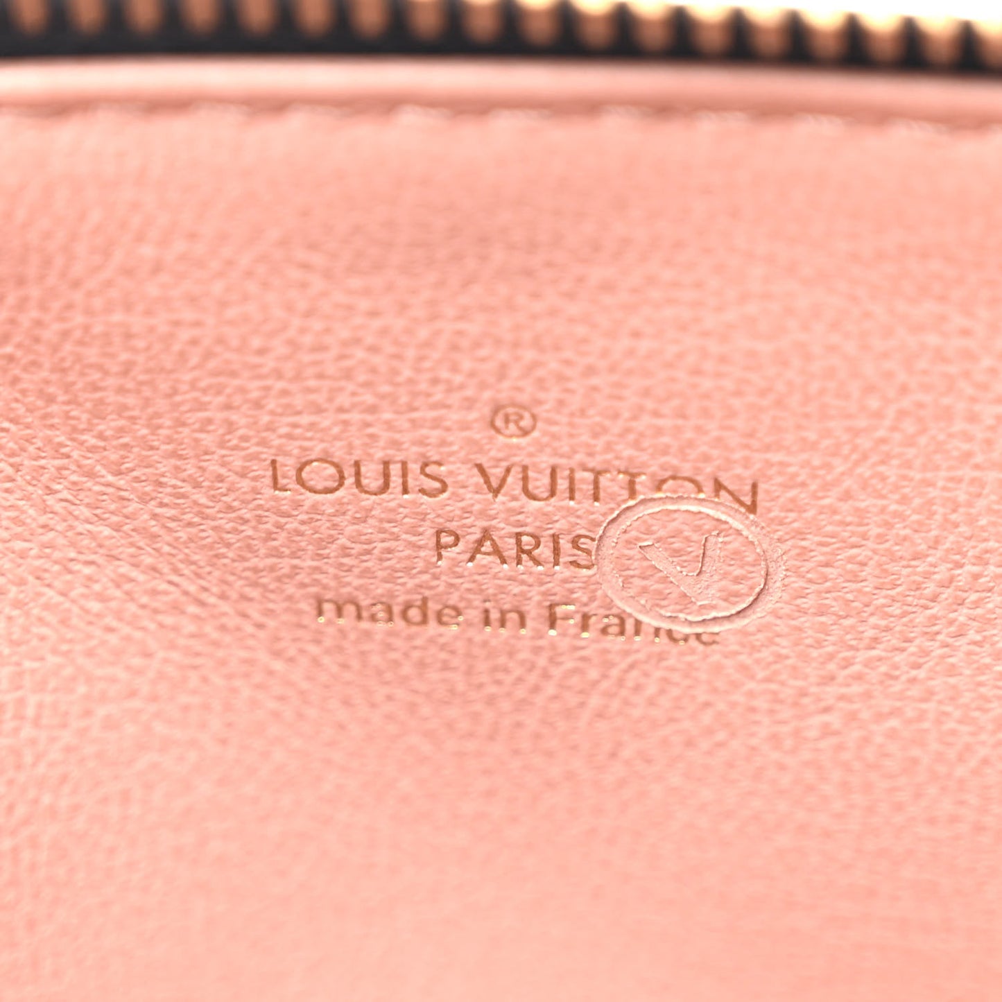 Lambskin Embossed Monogram Coussin PM Black