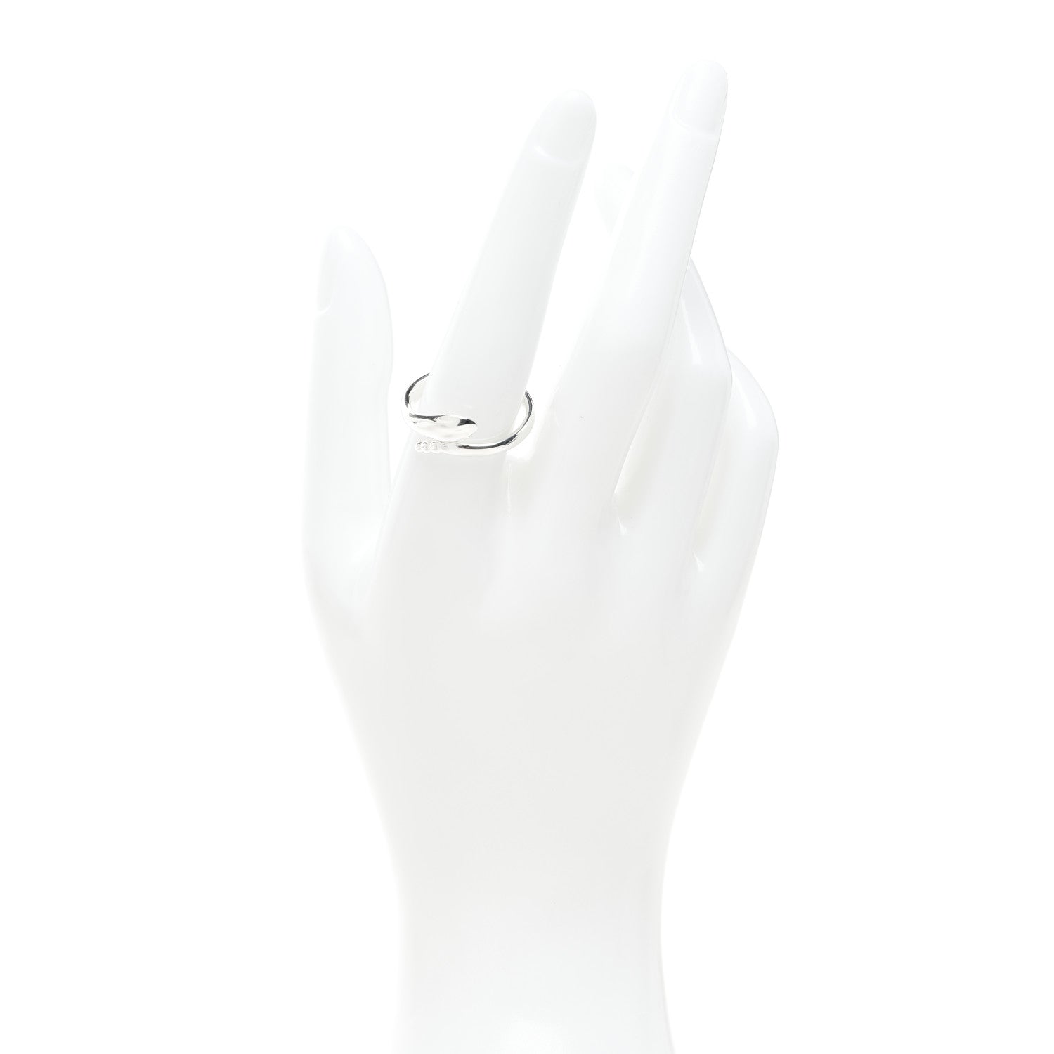 Tiffany Sterling Silver Elsa Peretti Snake Ring 57 8 2 of 5