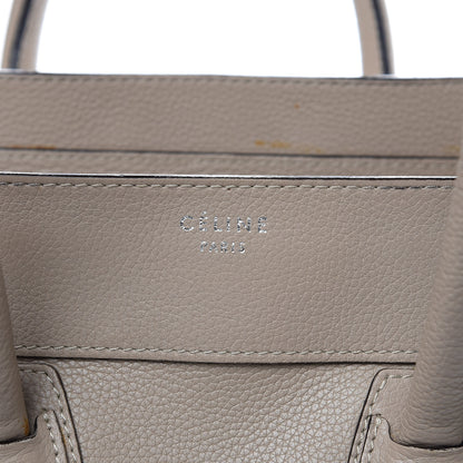 Celine Drummed Calfskin Mini Luggage Dune 11 of 21