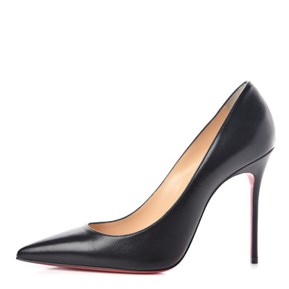 Christian Louboutin Kid Decollete 554 100 Pumps 39 Black 1 of 9