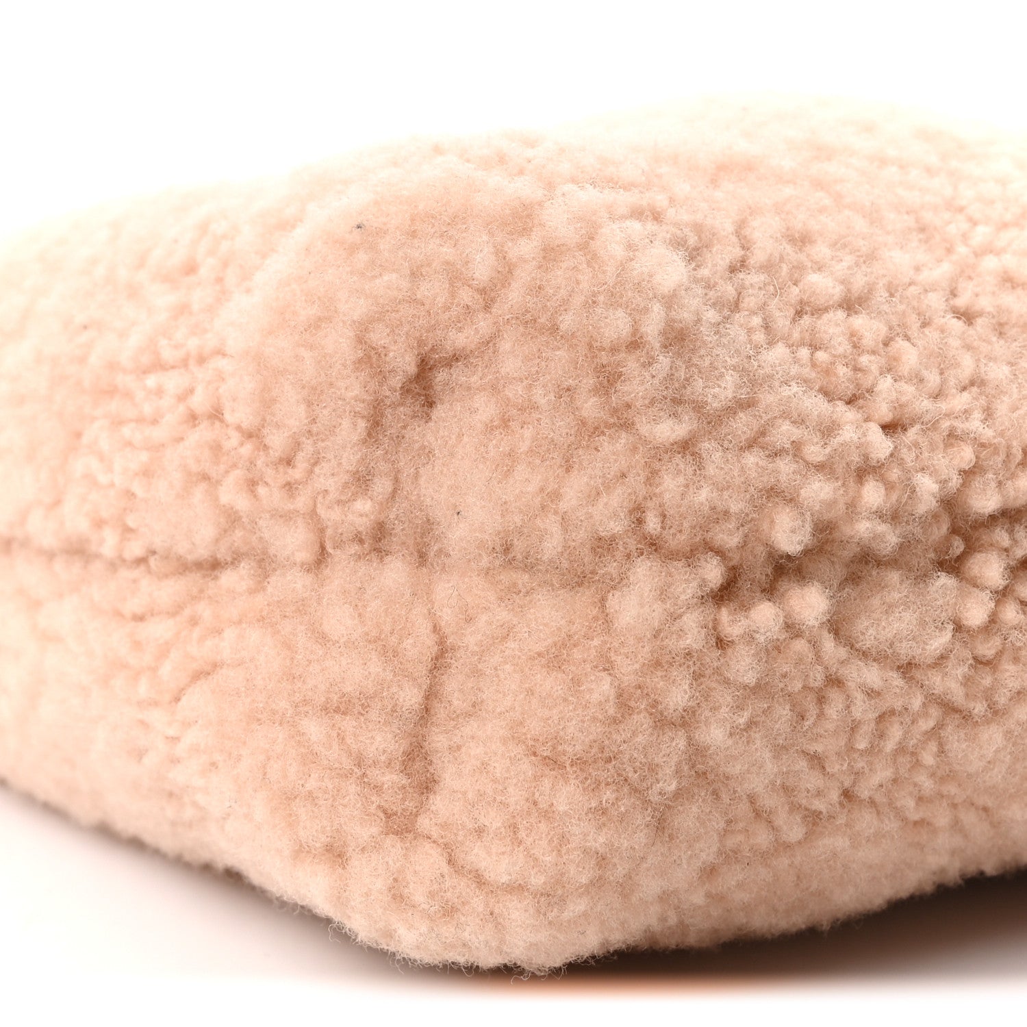 Chanel Aged Lambskin Shearling Quilted Small Chanel 22 Light Pink 10 of 11