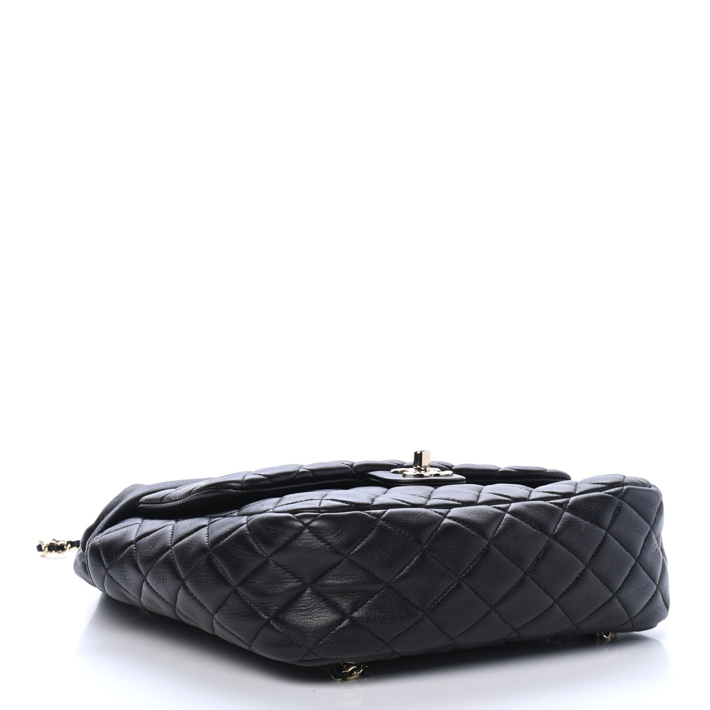 Lambskin Quilted Large In Seoul Backpack Navy