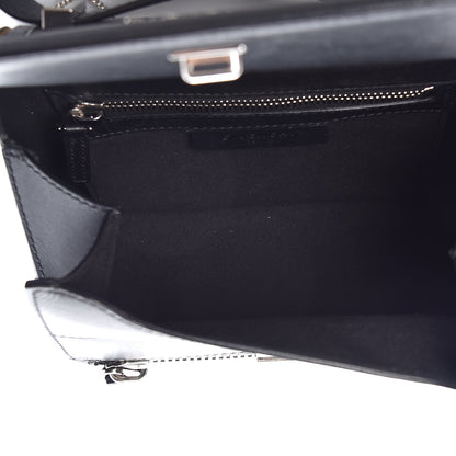 Givenchy Calfskin Chain Embellished Mini Pandora Box Crossbody Bag Black 5 of 9