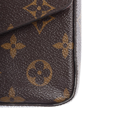 Louis Vuitton Monogram Pochette Felicie Chain Wallet Fuchsia 11 of 11