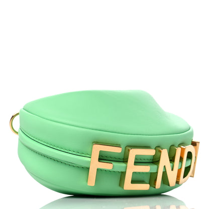 Fendi Vitello Grace New Matte Nano Fendigraphy Hobo Charm Edamame 4 of 10