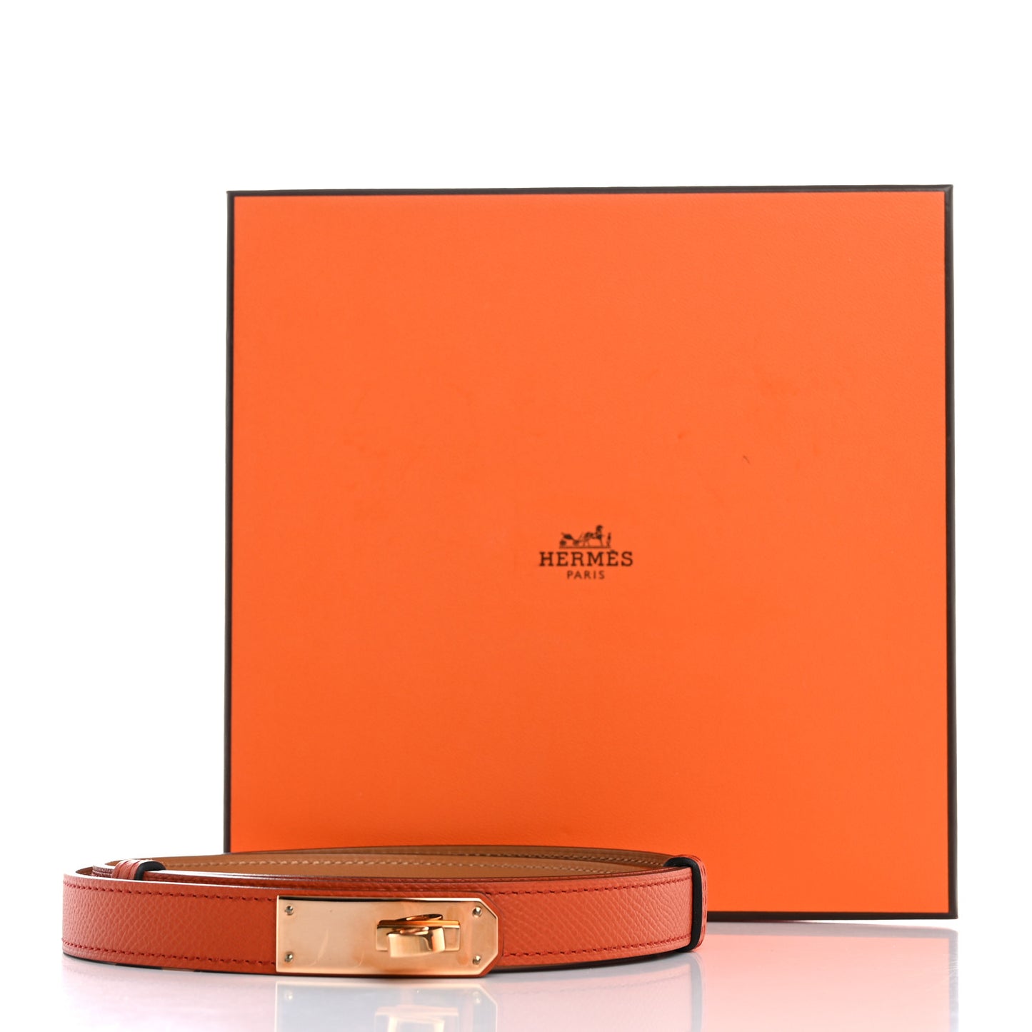 Epsom Kelly Belt Terre Battue