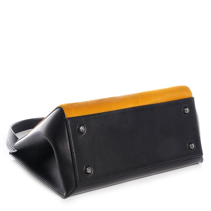 Celine Pony Hair Medium Edge Shoulder Bag Mustard 4 of 10
