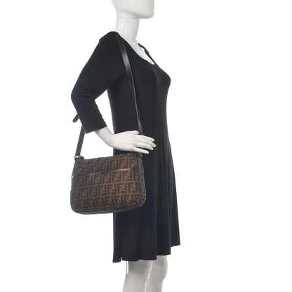 Fendi Zucca Cuoio Lucido Chef Crossbody Bag Tobacco Moro 2 of 10