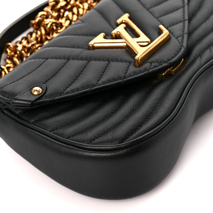 Louis Vuitton Calfskin New Wave Chain PM Black 12 of 13