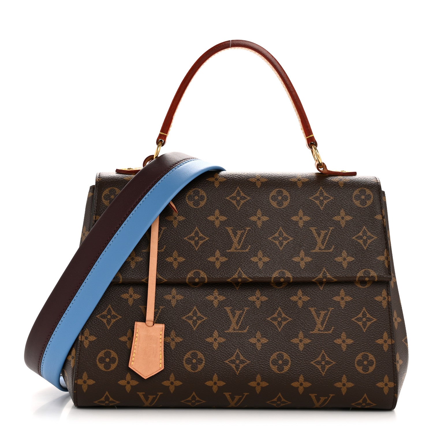 Louis Vuitton Monogram Cluny MM Blue Glacial 1 of 12