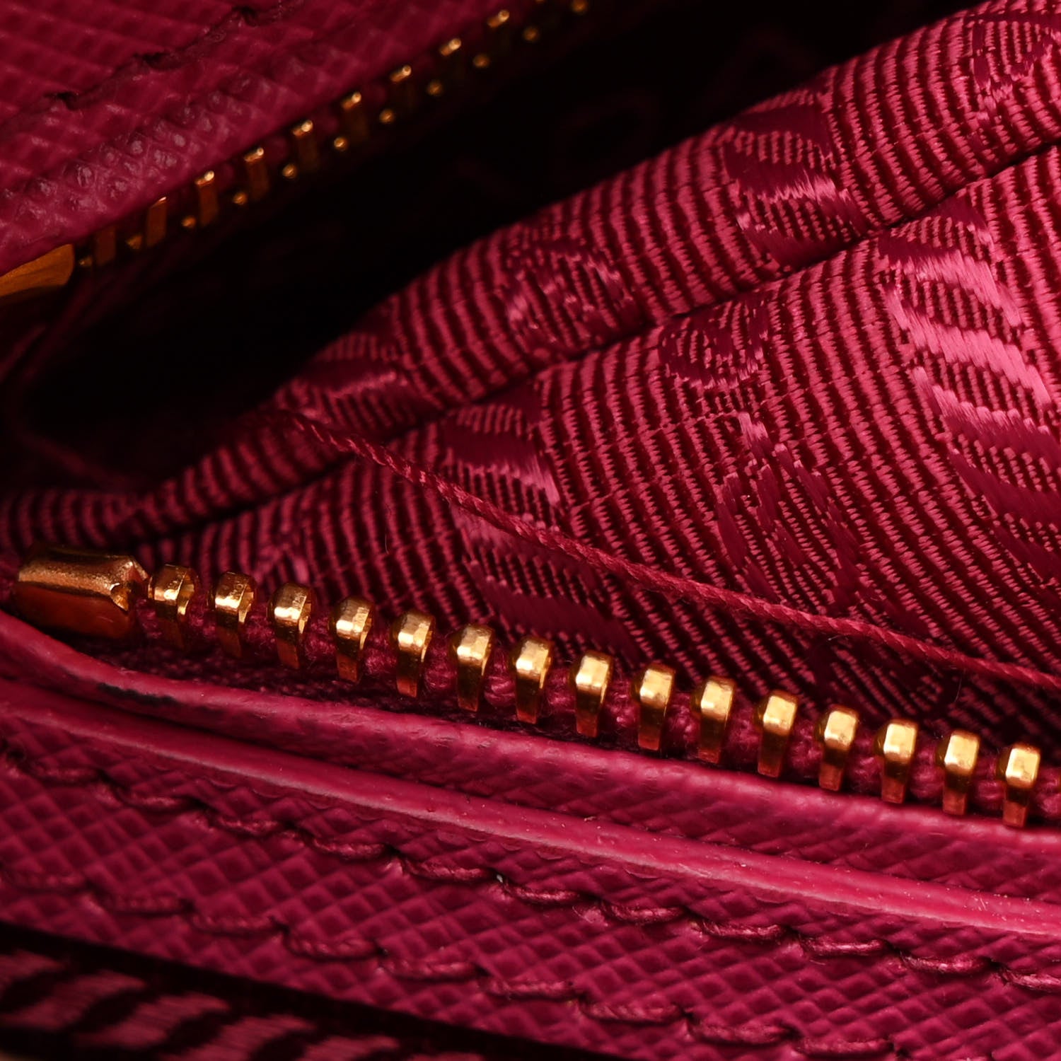 Prada Saffiano Lux Small Promenade Tote Fuxia 12 of 13