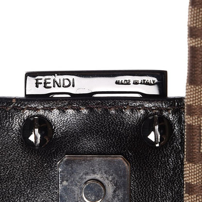 Fendi Zucchino Mama Baguette Dark Brown 6 of 7