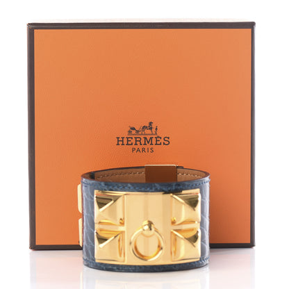 Hermes Shiny Alligator Collier De Chien CDC Bracelet S Colvert 7 of 7