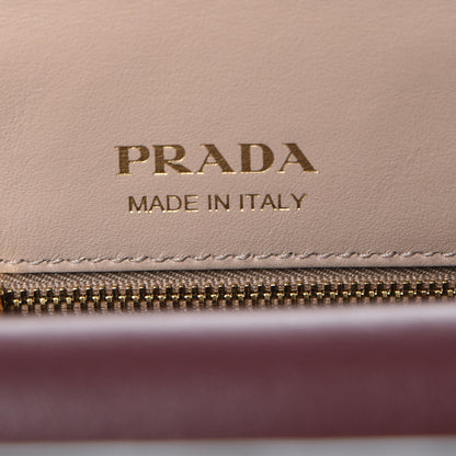 Prada Saffiano City Calfskin Bibliothèque Top Handle Cammeo Granato 7 of 9