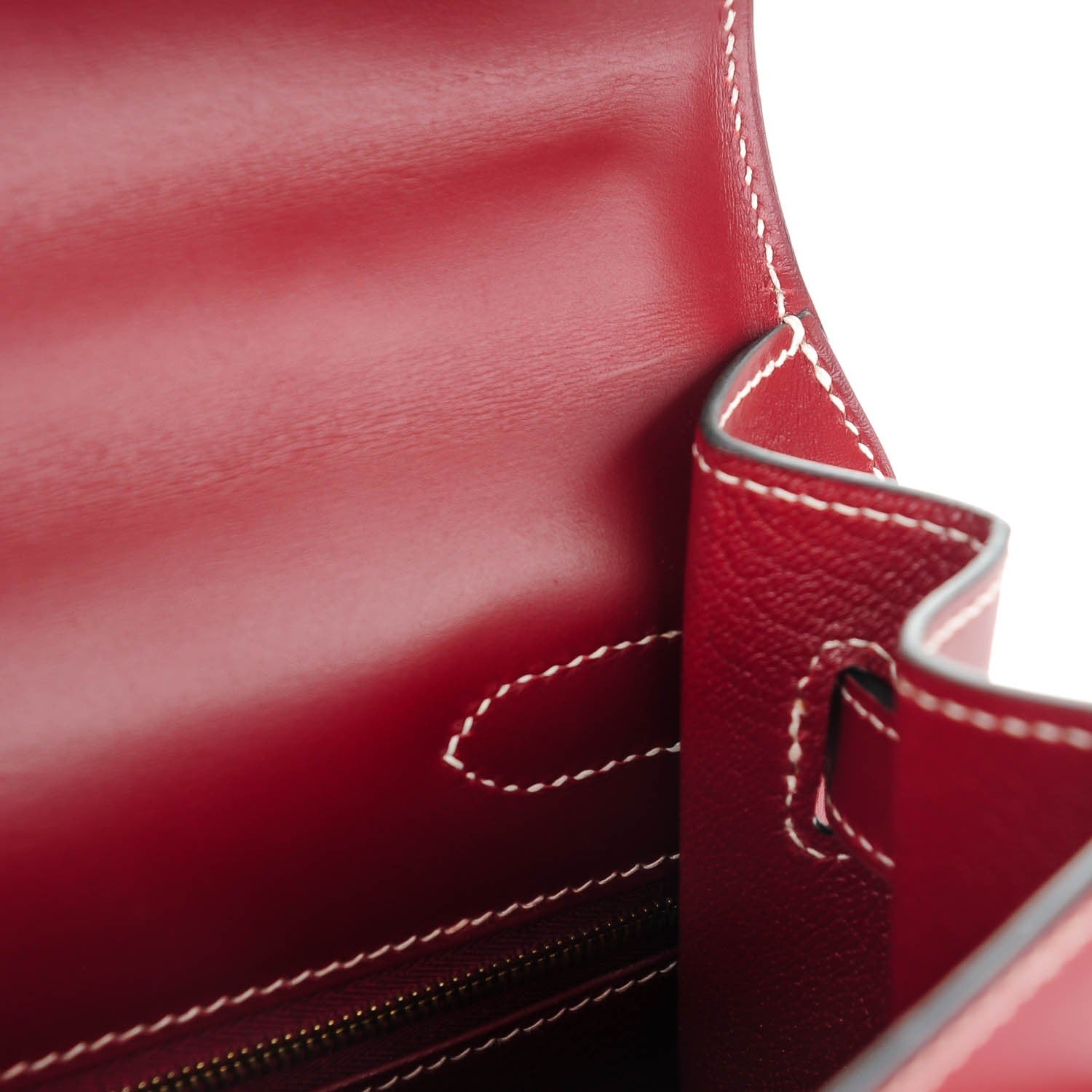 Hermes Box Kelly Sellier 32 Rouge H 20 of 26