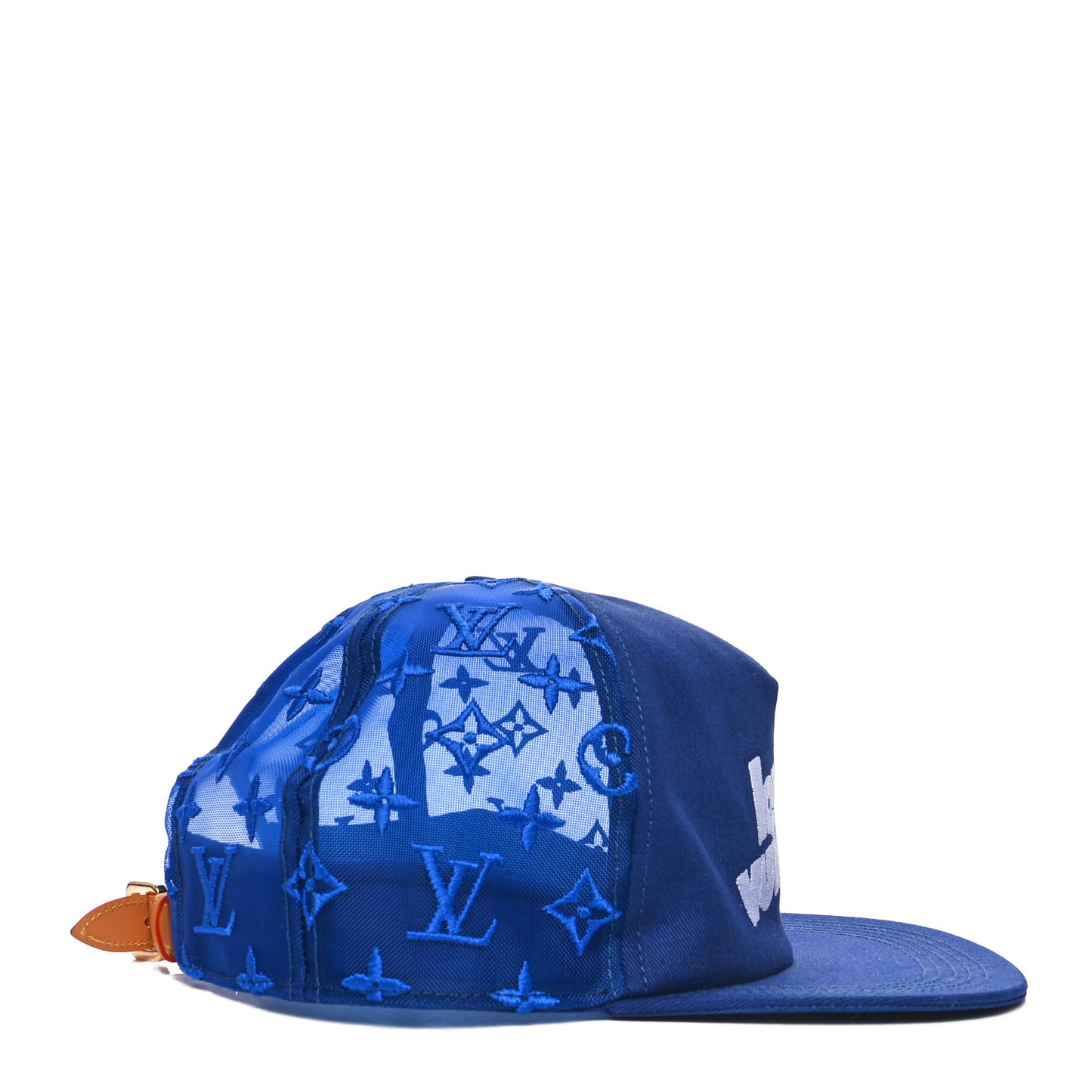 Mesh Embroidered Everyday LV Cap 58 Blue
