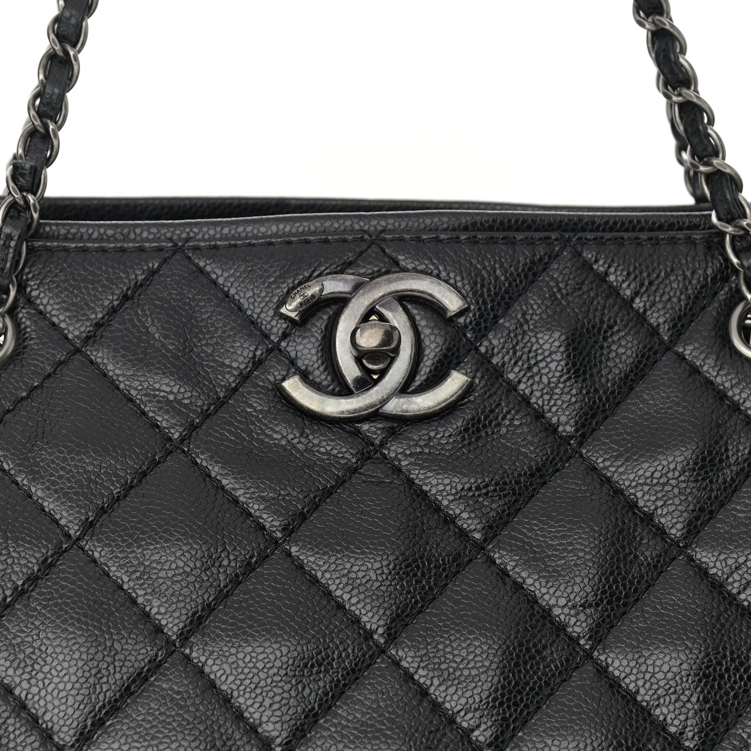Chanel Caviar Quilted Large Be Caviar Tote Black 8 of 10