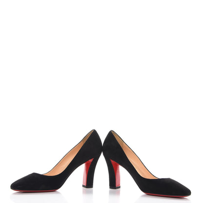 Christian Louboutin Suede Viva 85 Pumps 37 Black 5 of 12