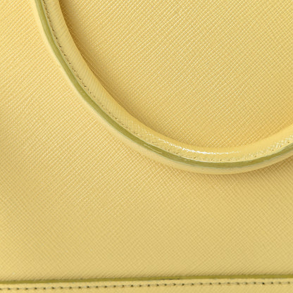 Prada Saffiano Lux Large Open Promenade Tote Ginestra 21 of 23