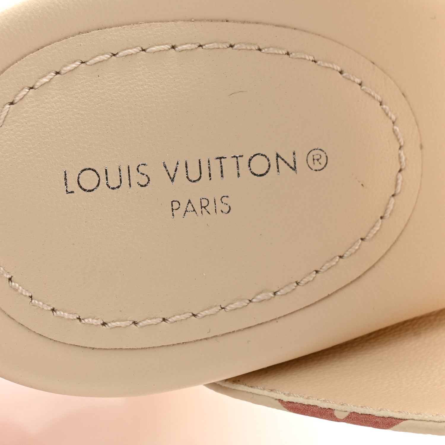 Louis Vuitton Calfskin Empreinte Silhouette Mules 38 Beige 5 of 10